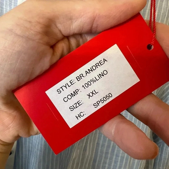 Luciano Bardelli Dress Shirt Mens 100% Cotton Italian - Picture 6 of 8